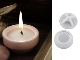 Molde silicona mini pote liso